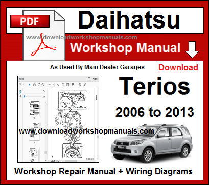 Daihatsu Terios Service Repair Workshop Manual